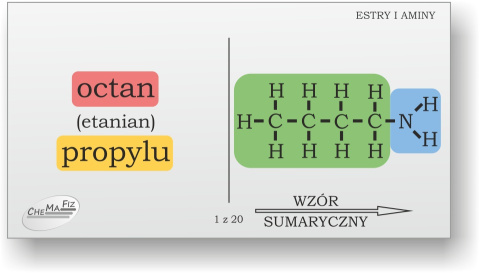 Domino Chemiczne - Estry i aminy